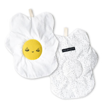 Sunny Side Up Crinkle Toy Organic Cotton, 2 of 2