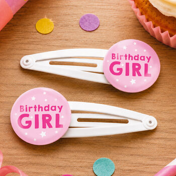 Birthday Girl Hair Clips, 2 of 3