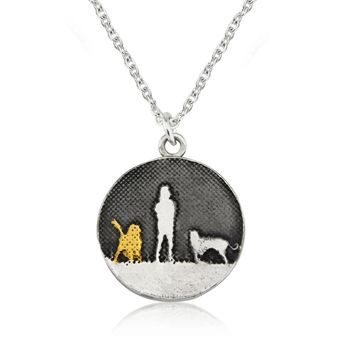 Beneath The Nights Sky Golden Dog Necklace, 2 of 5