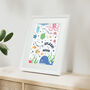 Personalised Under The Sea Children’s Nursery Framed Print, thumbnail 7 of 10