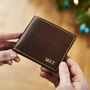 Personalised Leather Wallet With Contrast Stitch, thumbnail 4 of 12