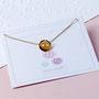 Cute As A Button Gold Necklace, thumbnail 2 of 11