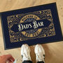Personalised Dads Pub Home Bar Accessories Doormat, thumbnail 1 of 3