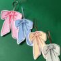 Personalisable Hand Stitched Bow Decoration, thumbnail 6 of 6