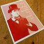 Sherlock Holmes Portrait Print And Quote, thumbnail 3 of 7