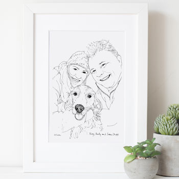 Personalised Family Sketch, 5 of 12