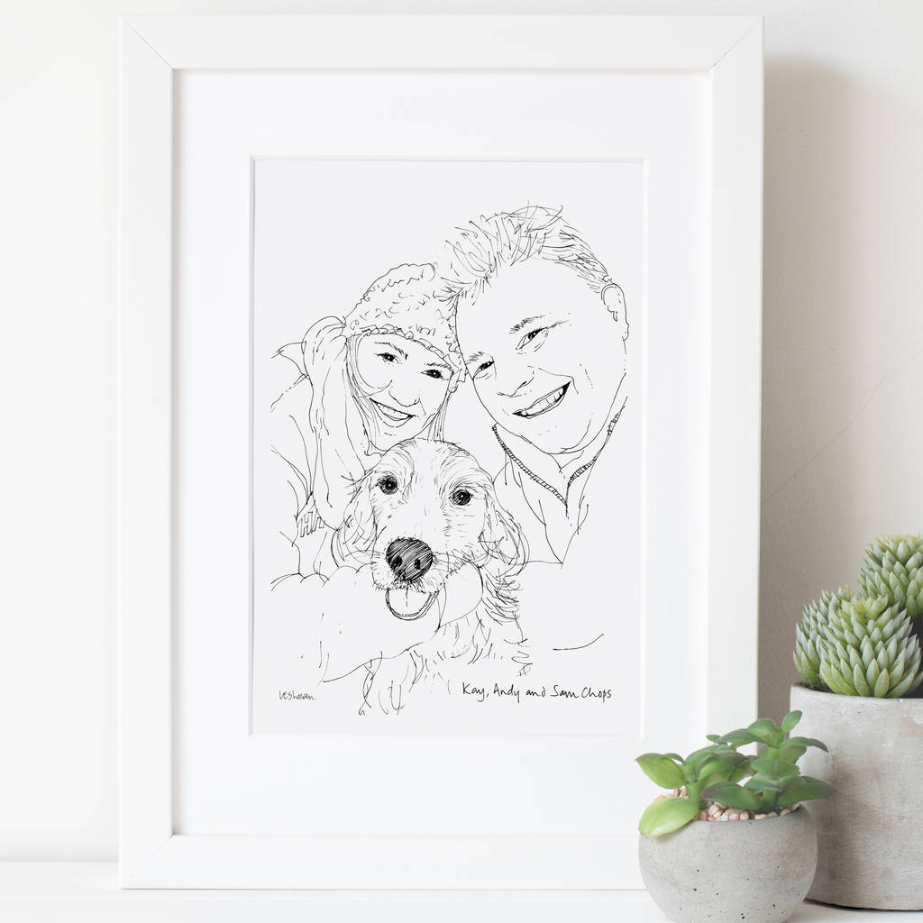 Personalised Family Sketch, 1 of 12
