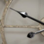 Round Weathered Wood And Metal Wall Clock, thumbnail 9 of 11