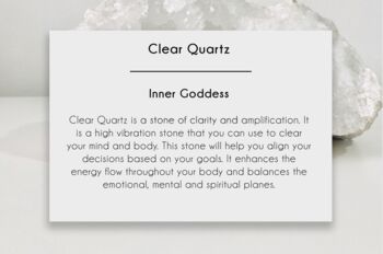 Quartz | Inner Goddess | Bergamot And Amber Candle, 2 of 5