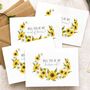 Sunflowers Will You Be My Bridesmaid Card, thumbnail 1 of 4