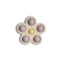 Soft Lilac Flower Press Baby Toy, thumbnail 1 of 6