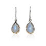 Handmade Natural Rainbow Moonstone Droplet Earrings, thumbnail 5 of 8