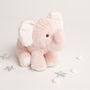 Evie The Elephant Pink Soft Plush Toy, thumbnail 4 of 4