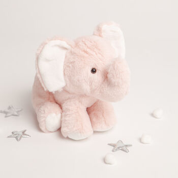 Evie The Elephant Pink Soft Plush Toy, 4 of 4