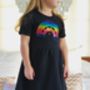 Be A Rainbow Kids Fleece Dress, thumbnail 1 of 3