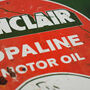 Sinclair Opaline Motor Oil Sign, thumbnail 3 of 4