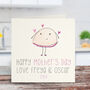 Personalised Happy Mother's Day Love From Pink Card, thumbnail 1 of 3