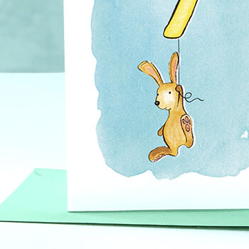 Rabbit 7th Birthday Card, 2 of 7