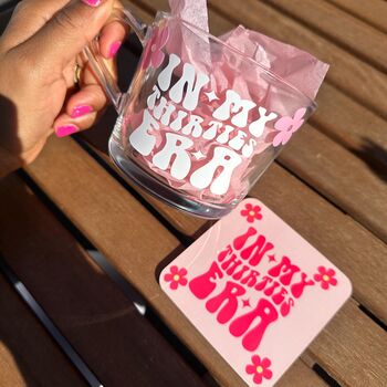 In My Thirties Era Glass Mug – 30th Birthday Gift, 3 of 6