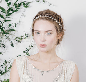 Silver, Gold Or Rose Gold Wedding Headband India, 4 of 12