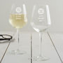 Personalised Special Age Birthday Wine Glass For Him, thumbnail 3 of 4