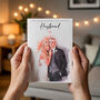 Personalised Watercolour Anniversary Card, thumbnail 1 of 8