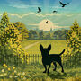 Shorthaired Chihuahua In A Summer Park. Limited Edition Gift Print, thumbnail 5 of 7