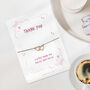 Thank You Gift Bracelet Pink Bow Small Gift, thumbnail 9 of 9