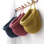Crochet Wall Hanging Basket, thumbnail 4 of 11