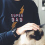 'Super Dad' Embroidered Sweatshirt, thumbnail 1 of 4