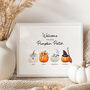 Personalised Family Pumpkin Print, Halloween Print, thumbnail 3 of 5