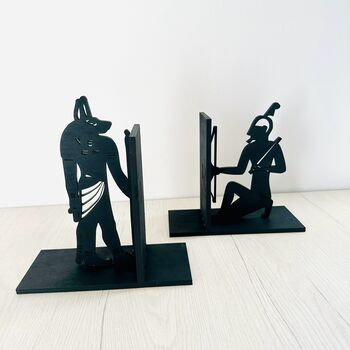 Ancient Egypt Anubis And Warrior Bookends, 3 of 3