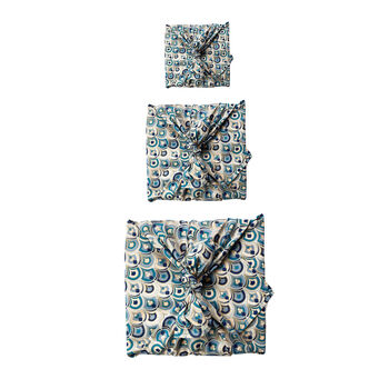 Fabric Gift Wrap Reusable Furoshiki Art Deco, 3 of 10
