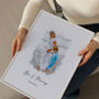 Personalised Mother's Day Portrait, Custom Gift For Mum, thumbnail 2 of 7