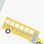 Personalised School Bus Print, thumbnail 3 of 11
