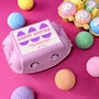 Personalised Bath Bomb Easter Gift With Music, thumbnail 1 of 3