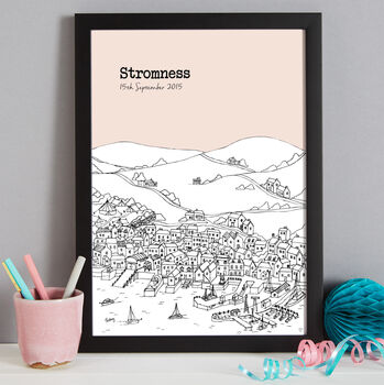 Personalised Stromness Print, 7 of 10