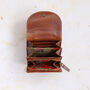 Small Tan Leather Purse, thumbnail 3 of 4