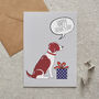Liver And White Springer Spaniel Organic Cotton Apron, thumbnail 11 of 12