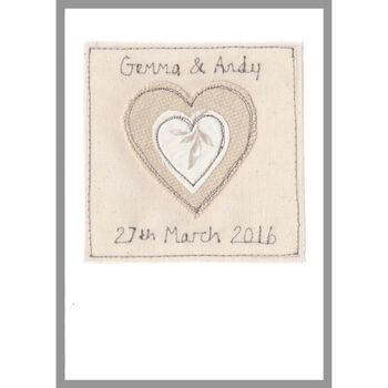 Personalised Wedding Or Wedding Anniversary Card, 4 of 12