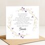 Friend Poem Birthday Card Personalised, thumbnail 2 of 7