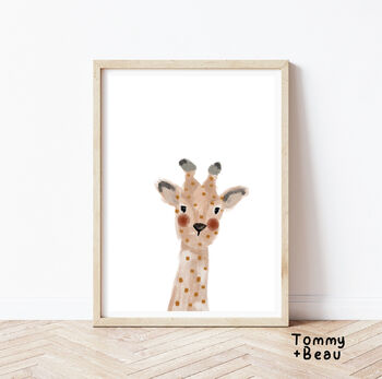 Giraffe Children's Room Print, 2 of 4