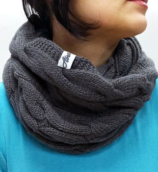 Adult Oversized Chunky Snood, 2 of 11