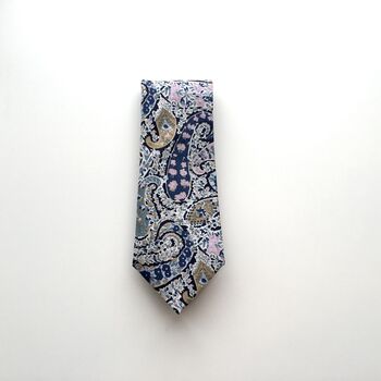 Liberty Tie/Pocket Square/Cuff Link In Paisley, 6 of 8