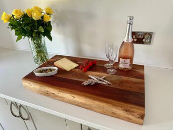 Large Wooden Chopping Board 50cm Butchers Block Board, 6 of 8