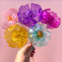 Pastel Recycled Plastic Bottle Flower Eco Bouquet, thumbnail 5 of 5