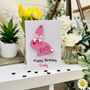 Birthday Card For Granddaughter Niece Daughter Personalised With Name, thumbnail 2 of 3