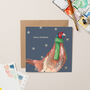 Gold Foil Pheasant Christmas Card, thumbnail 1 of 3