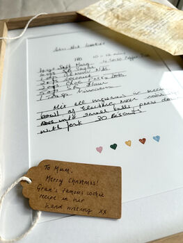 Personalised Handwriting Recipe Art Print, 7 of 7