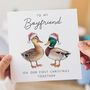 Boyfriend First Christmas Together Card, thumbnail 3 of 3